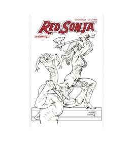 Red Sonja #6 Cover I 1:15 Linsner Line Art