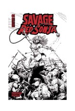 Savage Red Sonja #3 Cover E 1:10 Frank Line Art