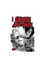 Savage Red Sonja #4 Cover E 1:10 Panosian Line Art