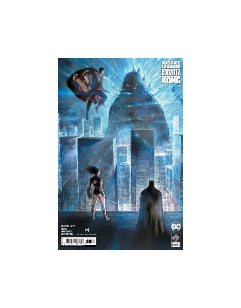 DC Justice League vs. Godzilla vs. Kong #5 Cover D 1:25 Puppeteer Lee Card Stock Variant