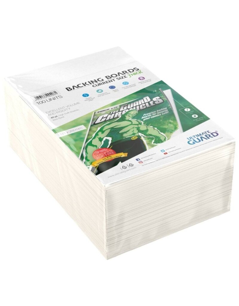 Ultimate Guard Ultimate Guard Comic Backing Boards Thick Current Size (100)