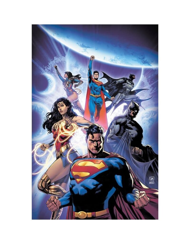 DC Dark Crisis on Infinite Earths #0 FCBD Special Edition 2022 Cover B Sampere Virgin Foil Card Stock