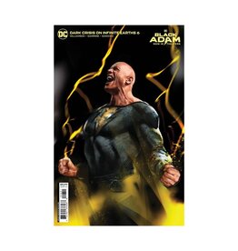 DC Dark Crisis on Infinite Earths #6 Cover D Ben Oliver Black Adam Movie Card Stock Variant