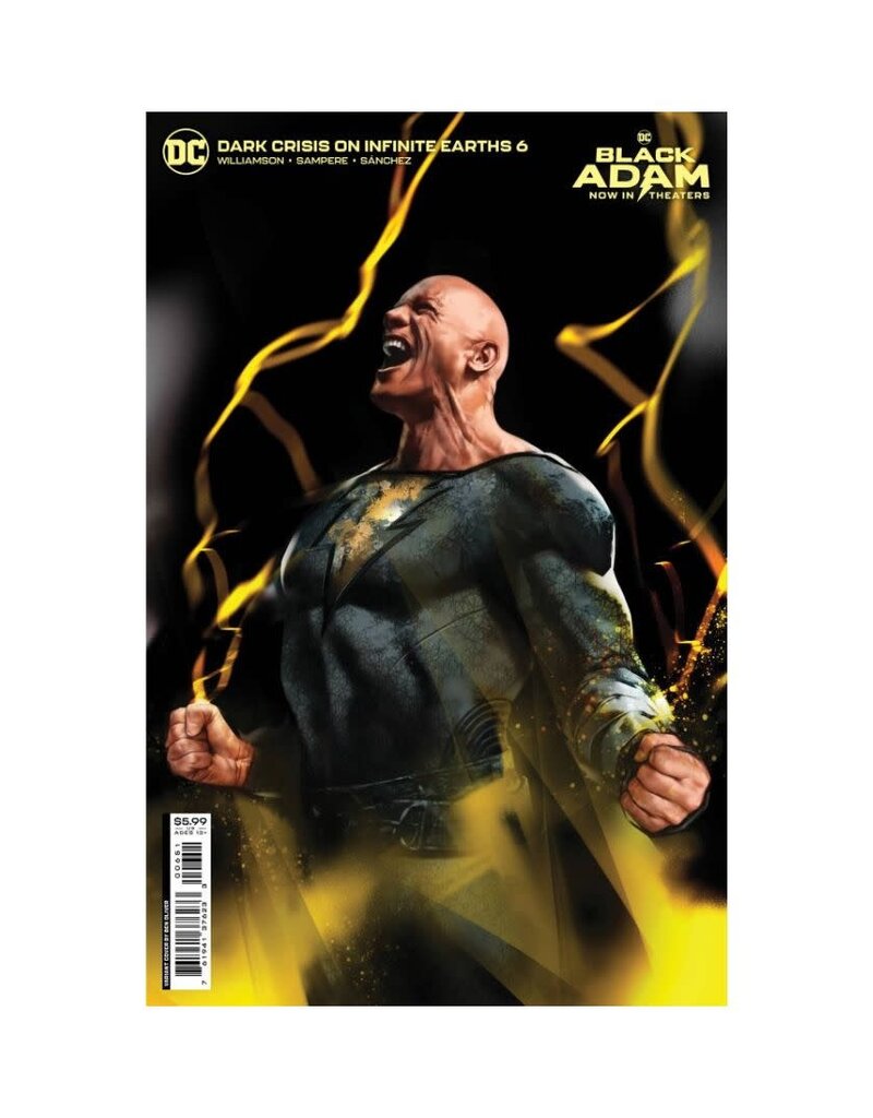 DC Dark Crisis on Infinite Earths #6 Cover D Ben Oliver Black Adam Movie Card Stock Variant