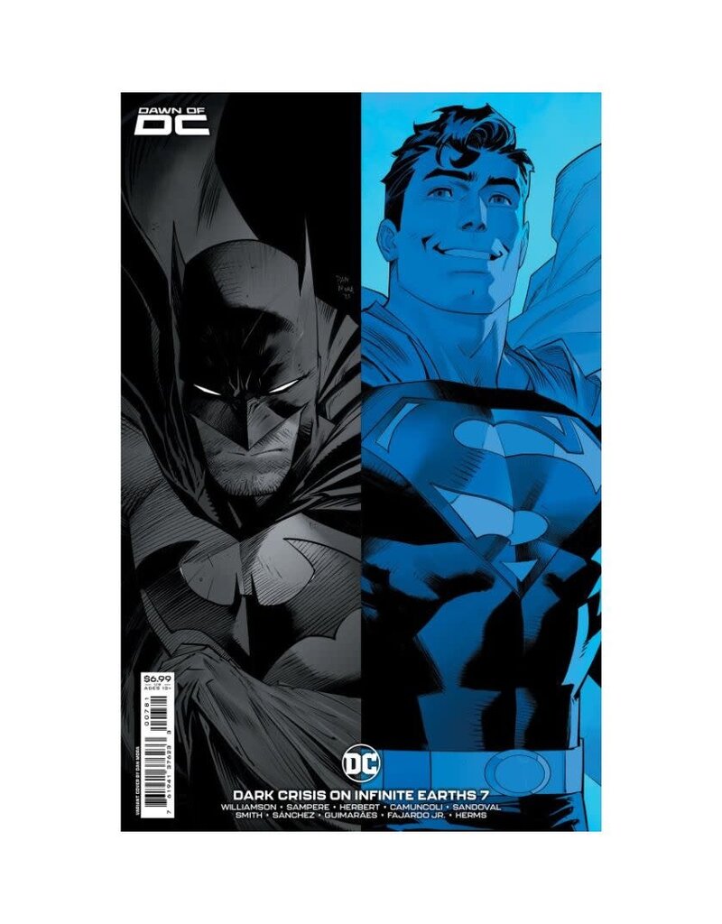 DC Dark Crisis on Infinite Earths #7 Cover G Dan Mora Dawn Of DC #1 Card Stock Variant