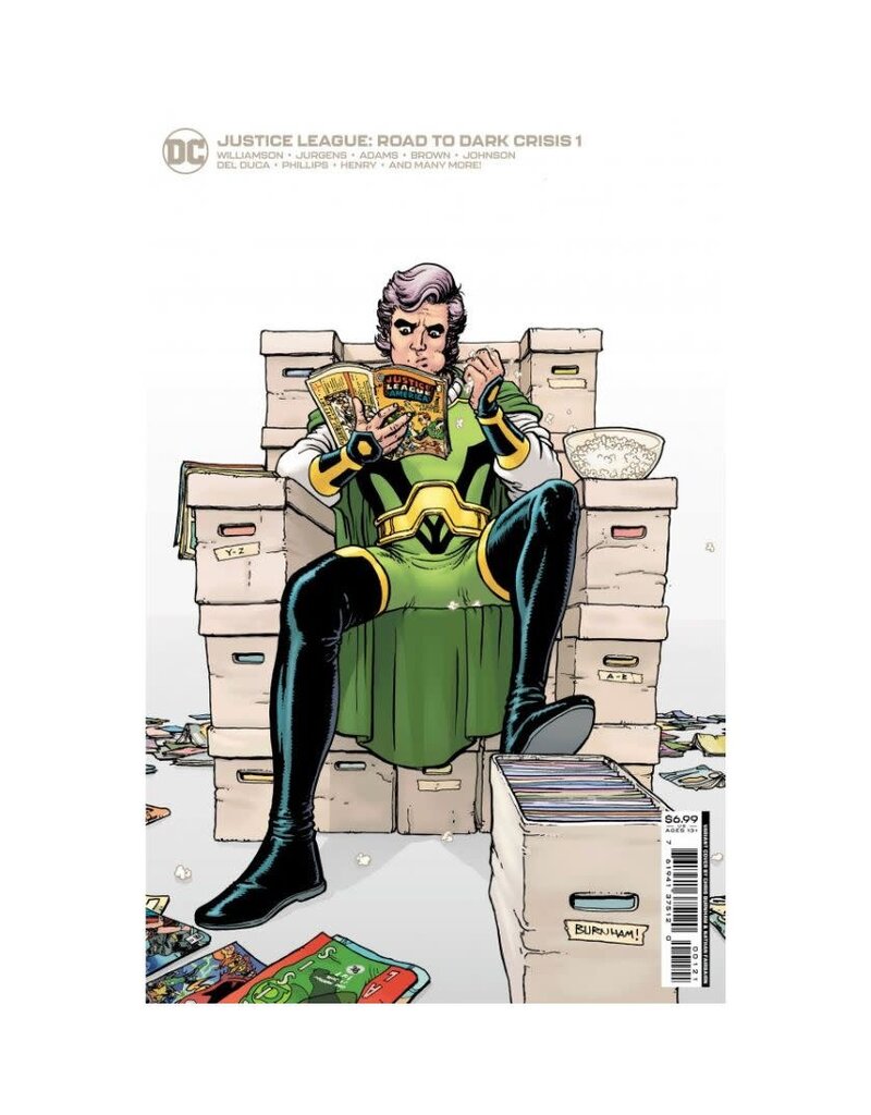 DC Justice League: Road to Dark Crisis #1 Cover B Chris Burnham Card Stock Variant