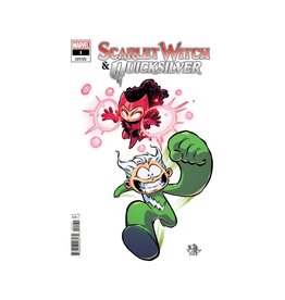 Marvel Scarlet Witch & Quicksilver #1 Skottie Young Variant