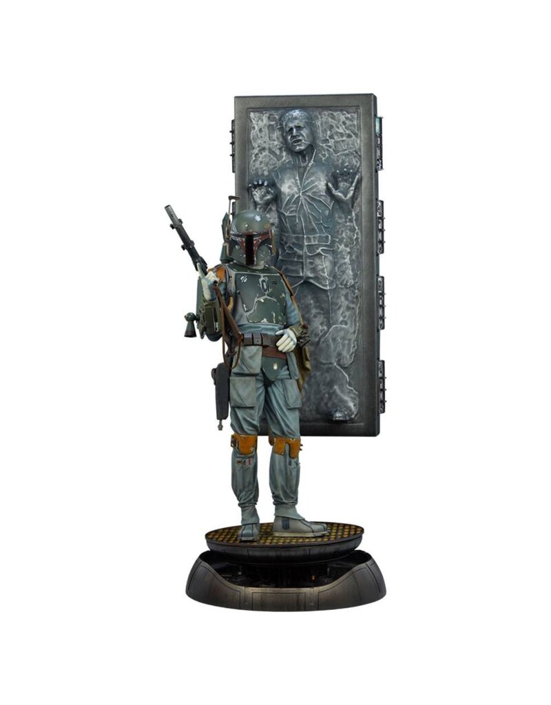 Sideshow Sideshow Collectibles Star Wars Premium Format Statue Boba Fett and Han Solo in Carbonite 70 cm