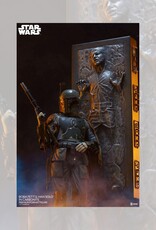 Sideshow Sideshow Collectibles Star Wars Premium Format Statue Boba Fett and Han Solo in Carbonite 70 cm