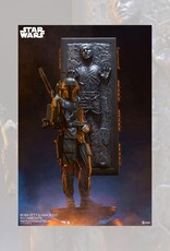 Sideshow Sideshow Collectibles Star Wars Premium Format Statue Boba Fett and Han Solo in Carbonite 70 cm