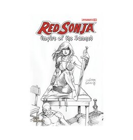 Red Sonja: Empire of the Damned #1 Cover M 1:20 Joseph Michael Linsner Line Art