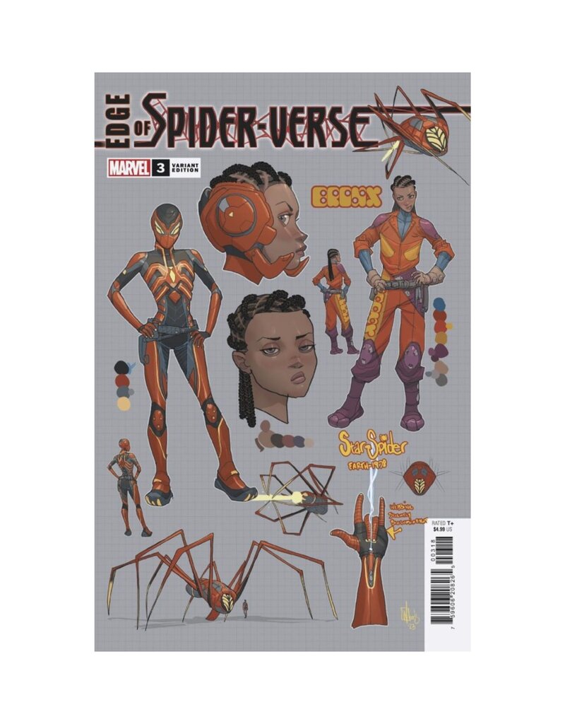 Marvel Edge of Spider-Verse #3 1:10 Pete Woods Design Variant