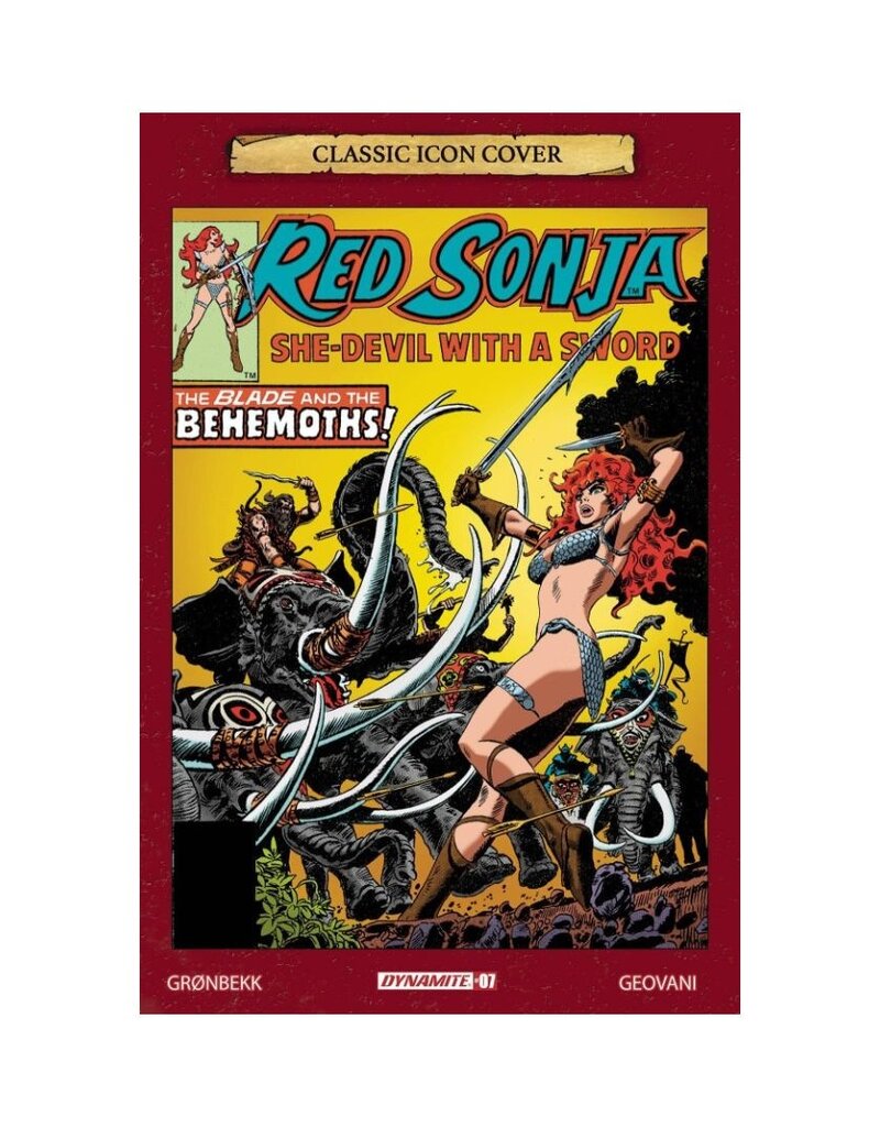 Red Sonja #7 Cover G 1:10 Thorne Classic Icon