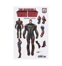 Marvel The Invincible Iron Man #18 1:10 Pepe Larraz Design Variant