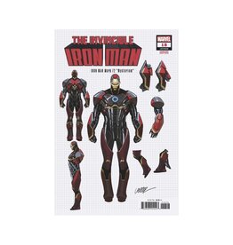 Marvel The Invincible Iron Man #18 1:10 Pepe Larraz Design Variant