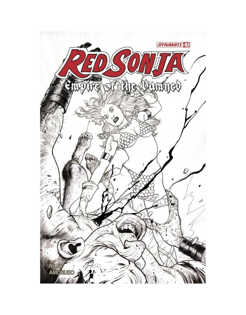 Red Sonja: Empire of the Damned #2 Cover M 1:20 Joshua Middleton Black & White Variant