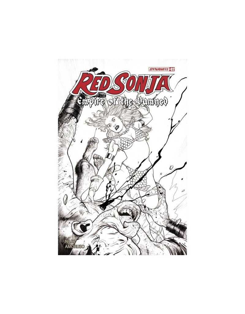 Red Sonja: Empire of the Damned #2 Cover M 1:20 Joshua Middleton Black & White Variant