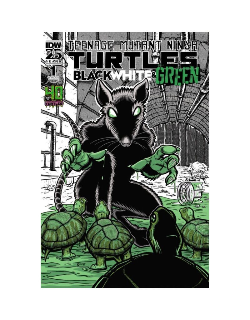 IDW Teenage Mutant Ninja Turtles: Black, White, & Green #1