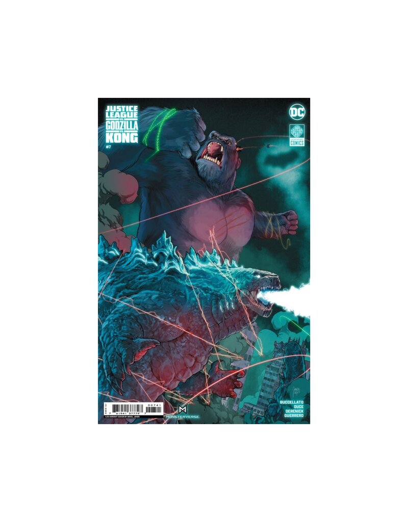 DC Justice League vs. Godzilla vs. Kong #7 Cover D 1:25 Mikel Janín Card Stock Variant