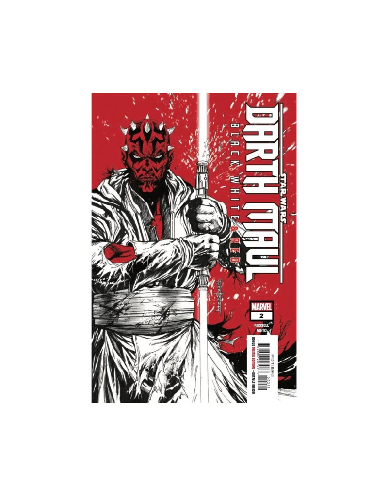 MARVEL PRH Star Wars Darth Maul Black White Red #2