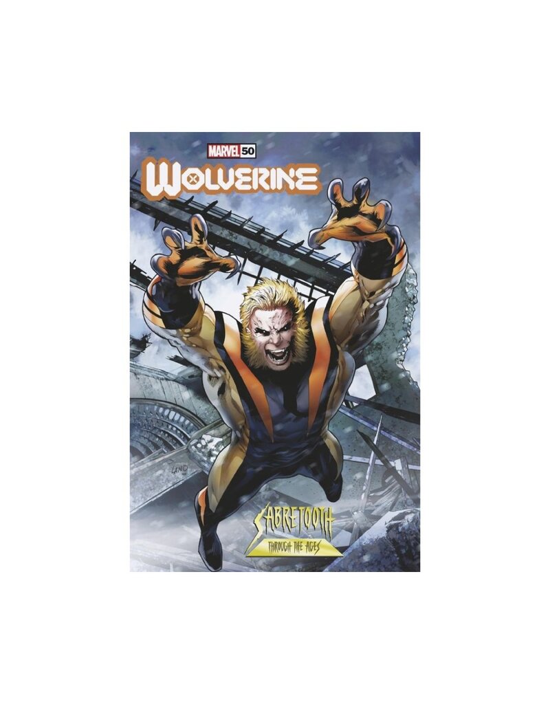 MARVEL PRH Wolverine #50 Greg Land Sabretooth Through the Ages Variant