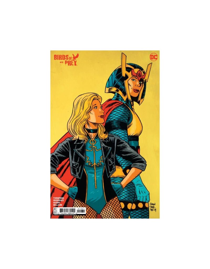 DC COMICS Birds of Prey #10 Cover B Francesco Francavilla Card Stock Variant