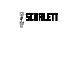 IMAGE COMICS Scarlett #1 Cover H Blank Sketch Variant