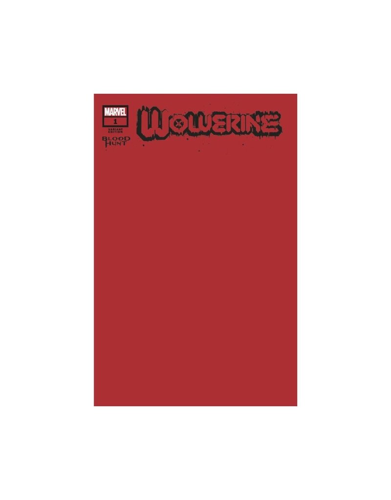 MARVEL PRH Wolverine: Blood Hunt #1 Blood Red Blank Variant