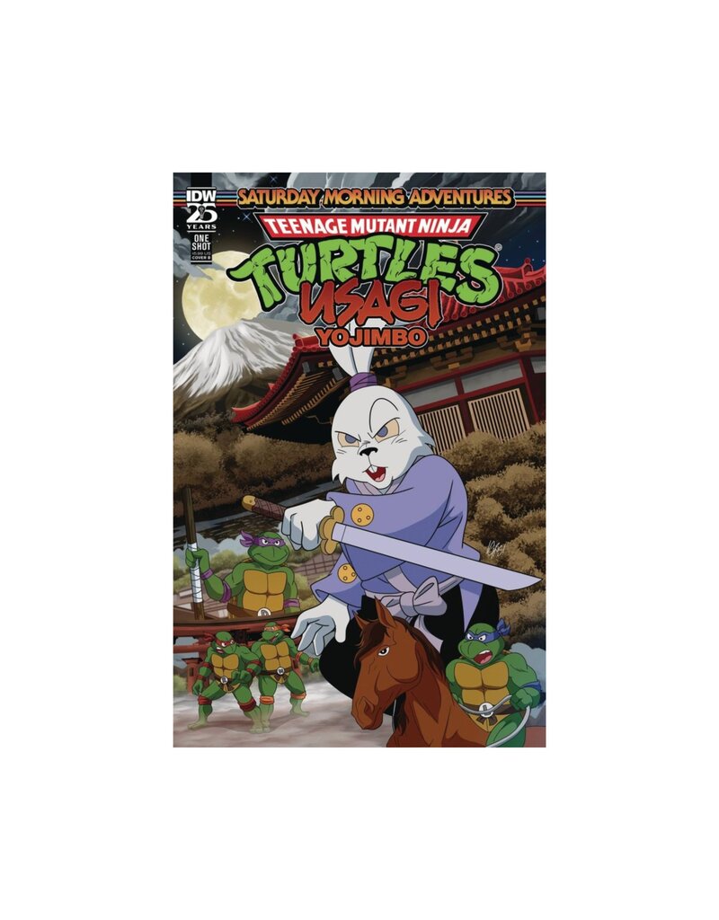 IDW-PRH Teenage Mutant Ninja Turtles / Usagi Yojimbo: Saturday Morning Adventures #1 Cover B G. Chris Jones Variant