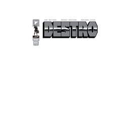 IMAGE COMICS Destro #1 Cover H Blank Variant