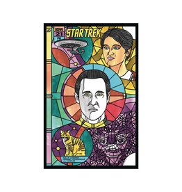 IDW-PRH Star Trek #21 Cover C 1:10 J.J. Lendl Stained Glass Connecting Variant