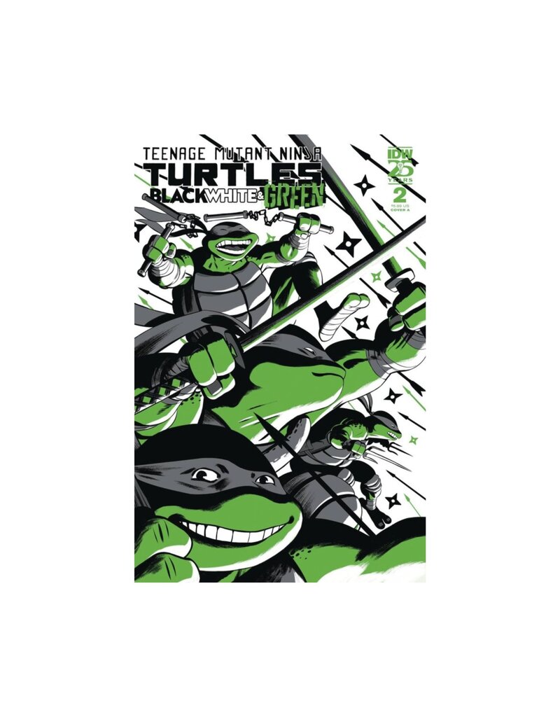 IDW-PRH Teenage Mutant Ninja Turtles: Black, White, & Green #2