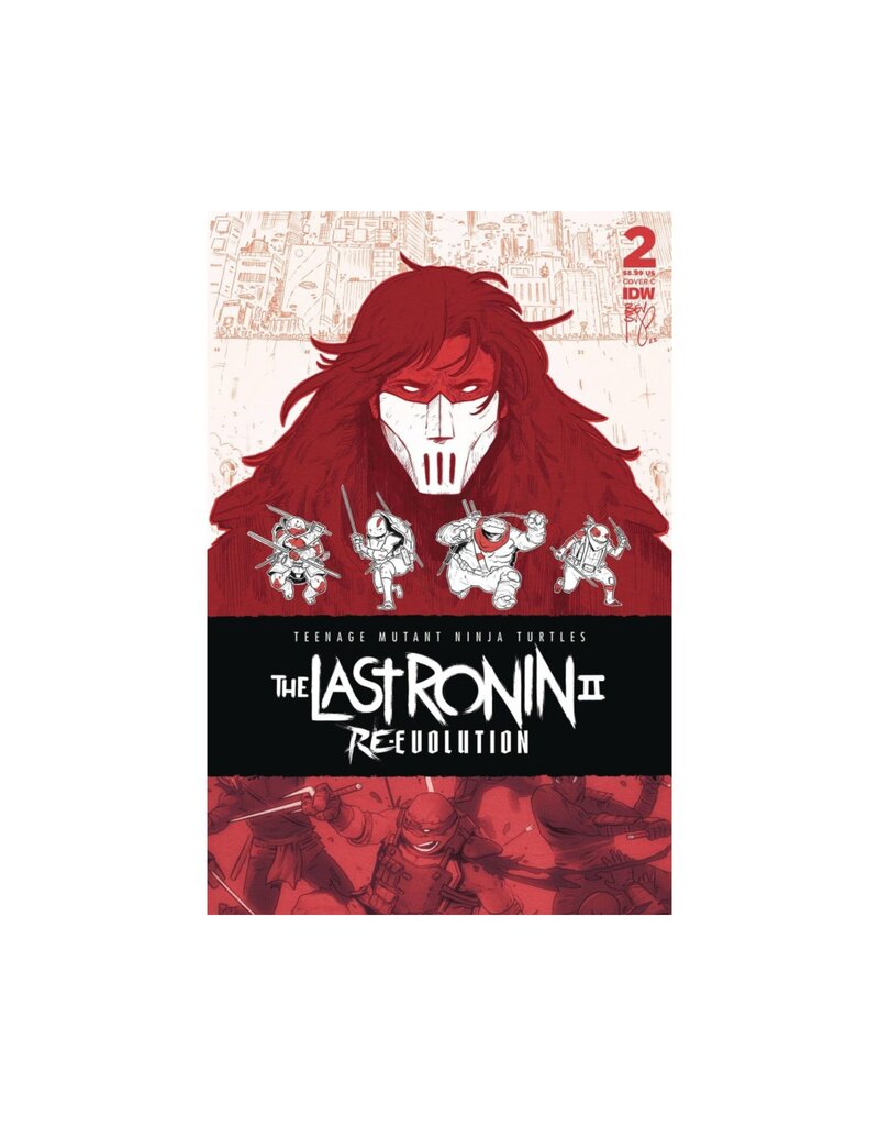 IDW-PRH Teenage Mutant Ninja Turtles: The Last Ronin II - Re-Evolution #2 Cover C Ben Bishop Variant