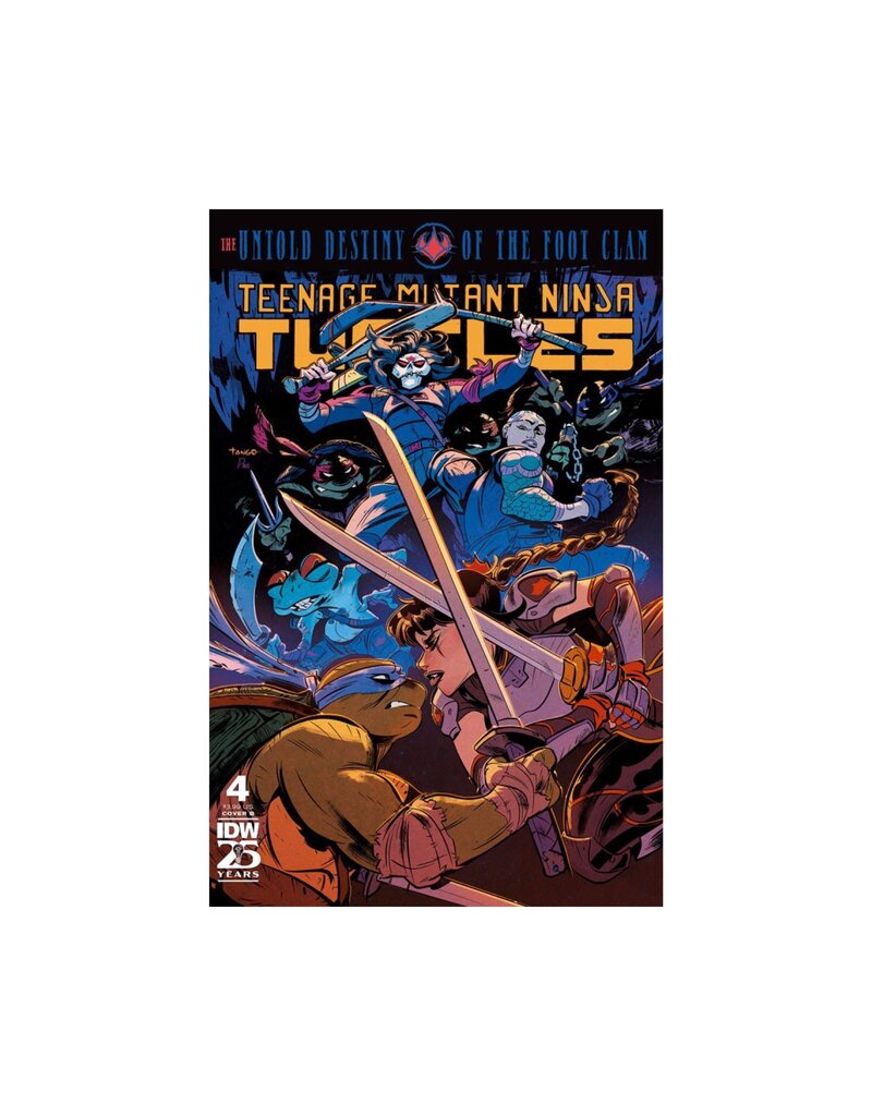 IDW-PRH Teenage Mutant Ninja Turtles: The Untold Destiny of the Foot Clan #4 Cover B Tango Variant
