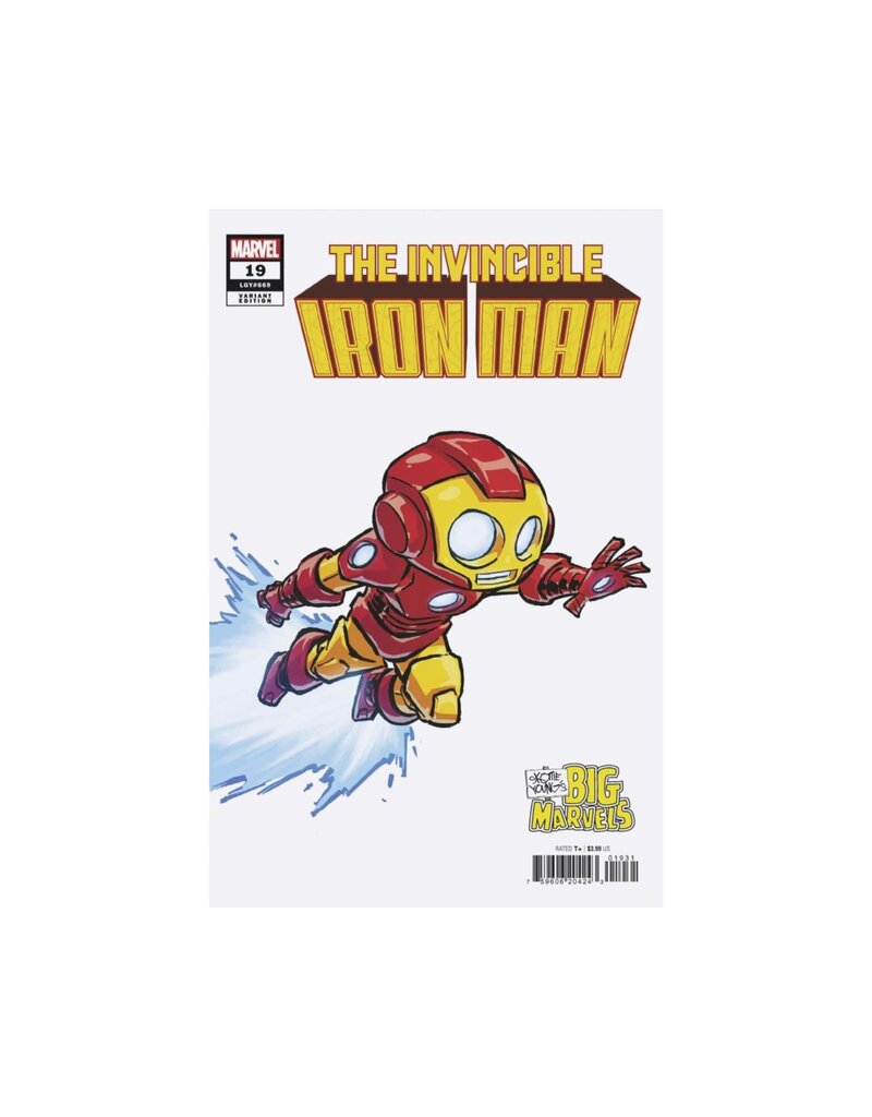 MARVEL PRH The Invincible Iron Man #19 Skottie Young's Big Marvels Variant