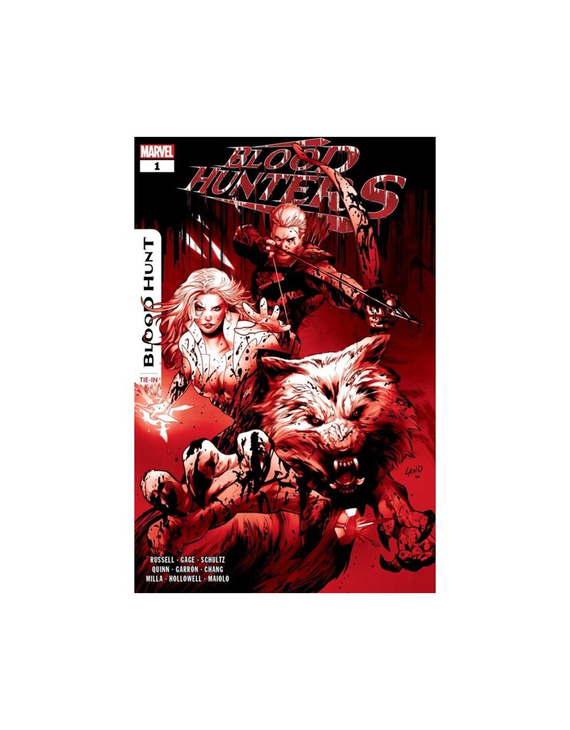 Marvel Blood Hunters #1 2nd Printing Greg Land Blood Soaked