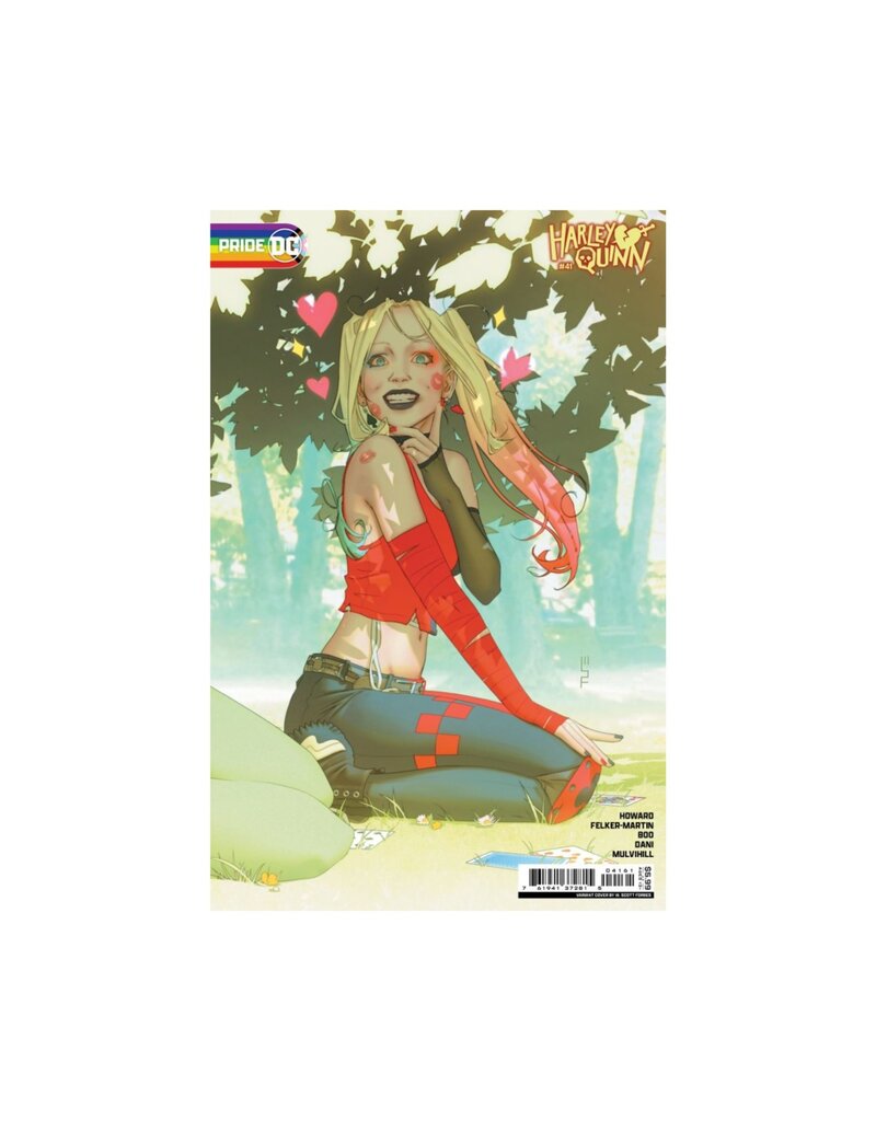 DC COMICS Harley Quinn #41 Cover D W. Scott Forbes DC Pride 2024 Card Stock Variant