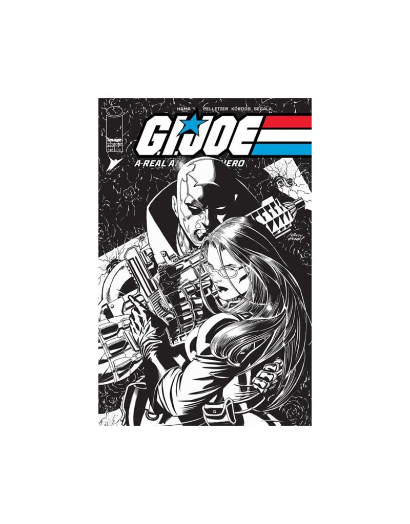 IMAGE COMICS G.I. Joe: A Real American Hero #307 Cover B Andy Kubert Black & White Variant