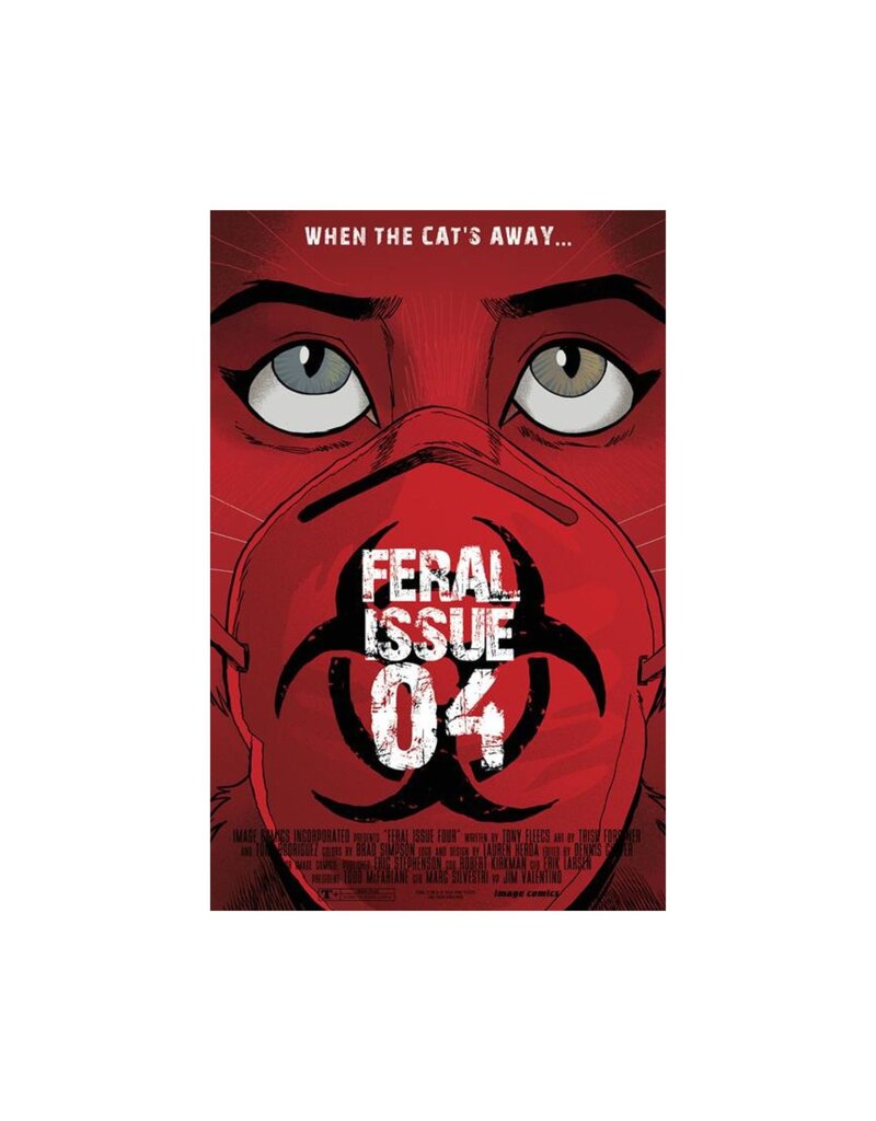 IMAGE COMICS Feral #4 Cover B Trish Forstner & Tony Fleecs 28 Days Later Homage Variant