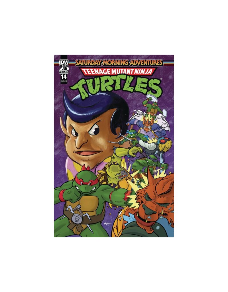 IDW-PRH Teenage Mutant Ninja Turtles: Saturday Morning Adventures #14 Cover B Travis Hymel Variant