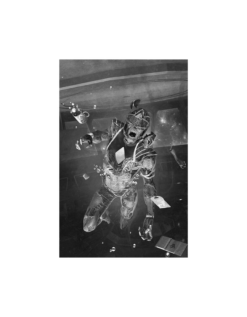 BOOM! STUDIOS Mighty Morphin Power Rangers #121 Cover D 1:10 Björn Barends Black & White Variant