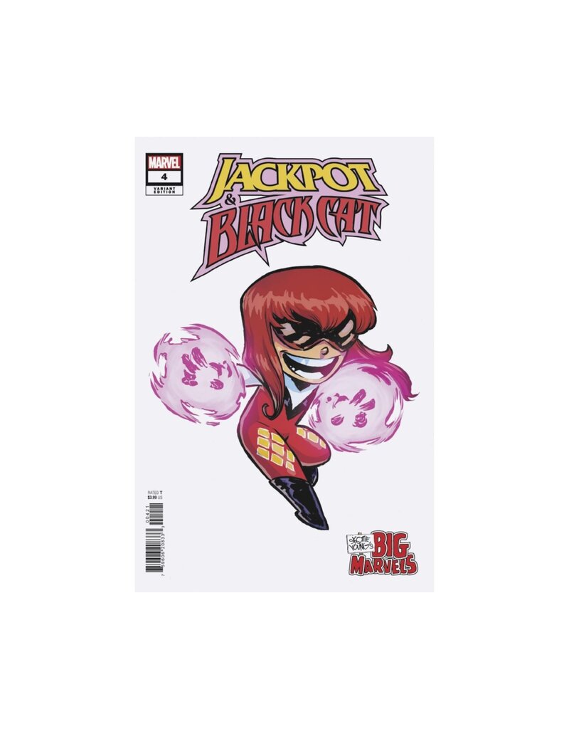 MARVEL PRH Jackpot and Black Cat #4 Skottie Young's Big Marvels Variant