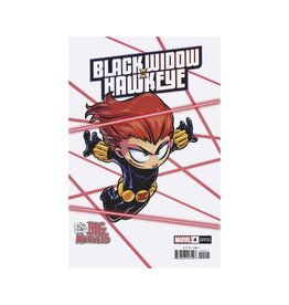 MARVEL PRH Black Widow & Hawkeye #4 Skottie Young's Big Marvels Variant