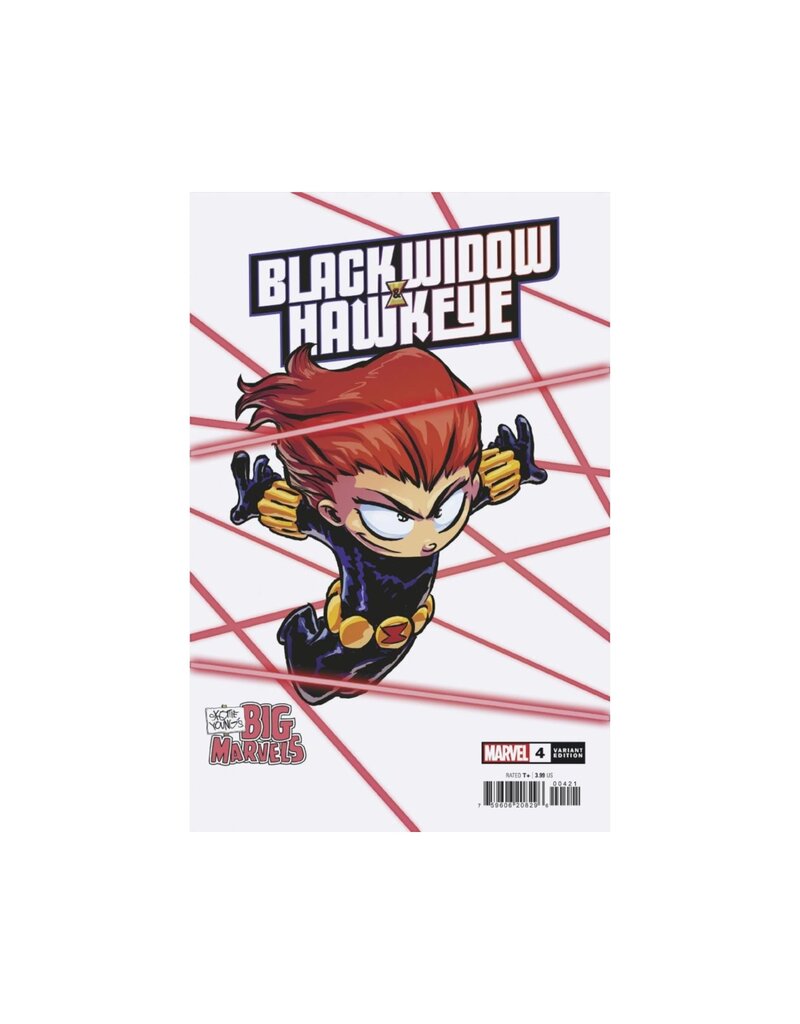MARVEL PRH Black Widow & Hawkeye #4 Skottie Young's Big Marvels Variant