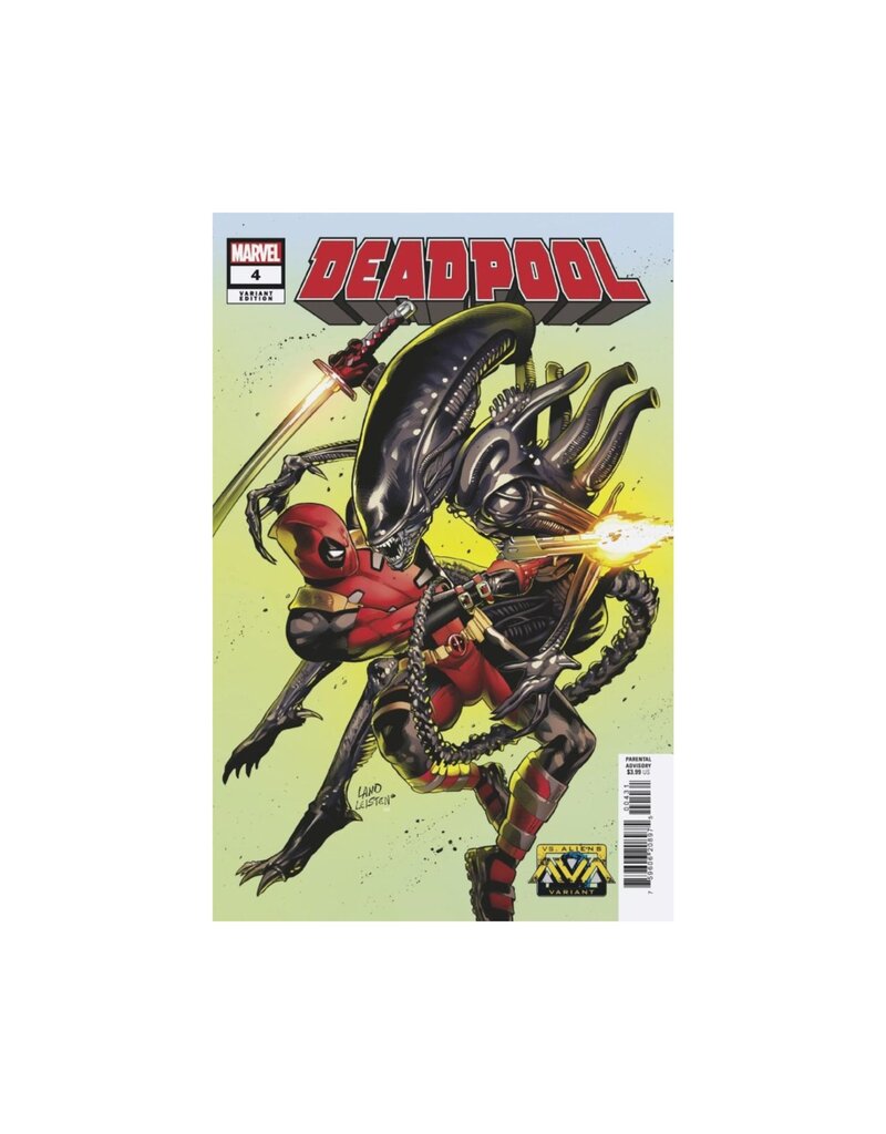 MARVEL PRH Deadpool #4 Greg Land Marvel vs. Alien Variant
