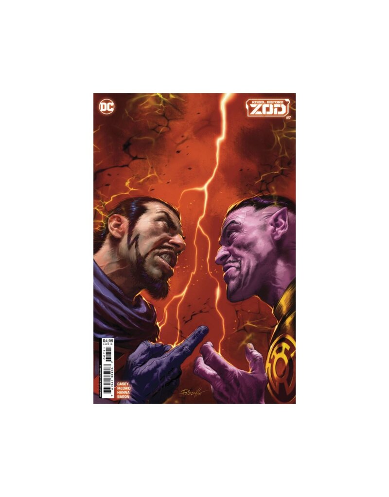 DC COMICS Kneel Before Zod #7 Cover B Lucio Parrillo Card Stock Variant