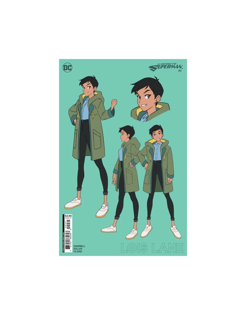 DC COMICS My Adventures with Superman #2 Cover C Pablo M. Collar Design Card Stock Variant