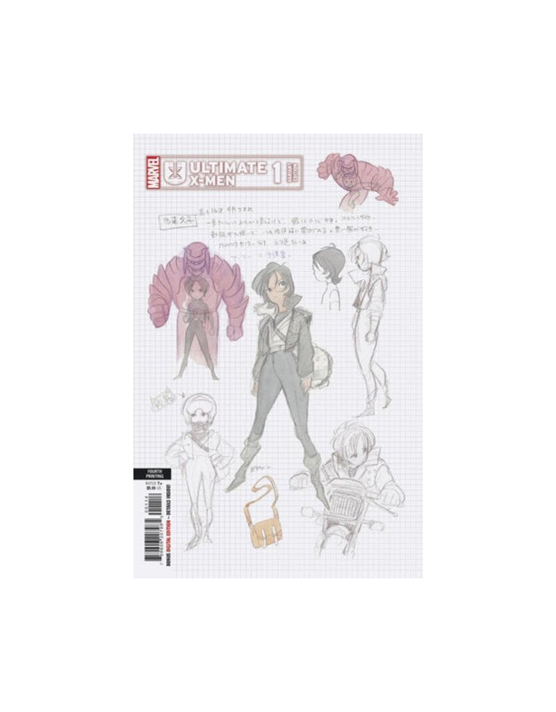 Marvel Ultimate X-Men #1 4th Printing Peach Momoko Maystorm Design Variant