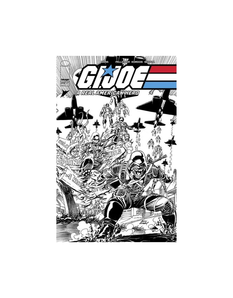 IMAGE COMICS G.I. Joe: A Real American Hero #308 Cover B Andy Kubert Black & White Variant