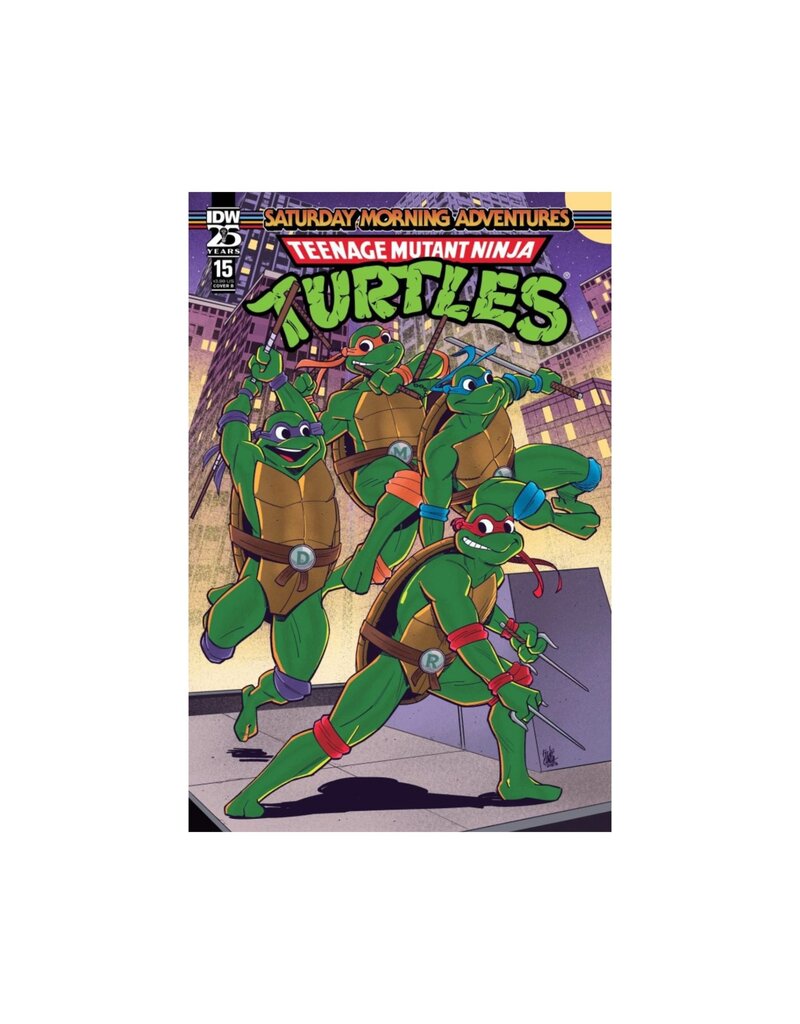 IDW-PRH Teenage Mutant Ninja Turtles: Saturday Morning Adventures #15 Cover B Felipe Cunha Variant
